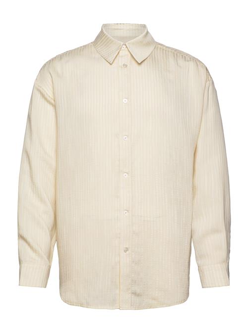 Se Cave Striped Shirt HOLZWEILER Cream ved Booztlet