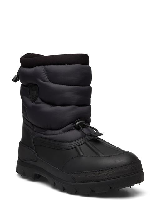 Oslo Quilted Ripstop & Leather Boot Polo Ralph Lauren Black