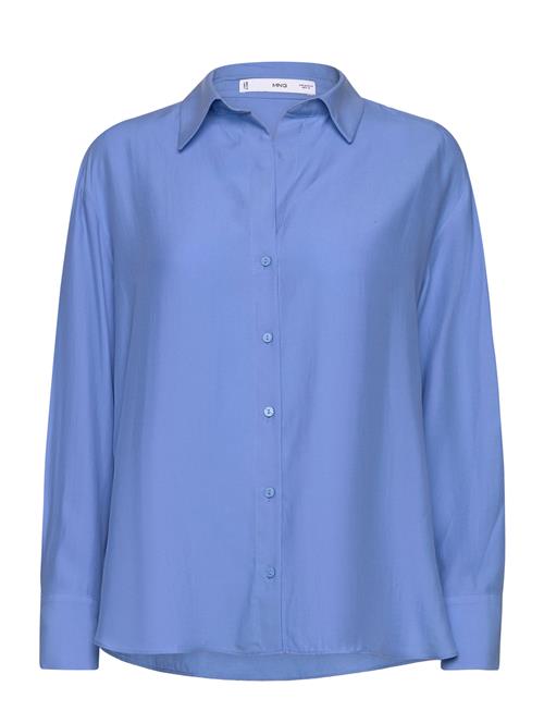 Lyocell Fluid Shirt Mango Blue