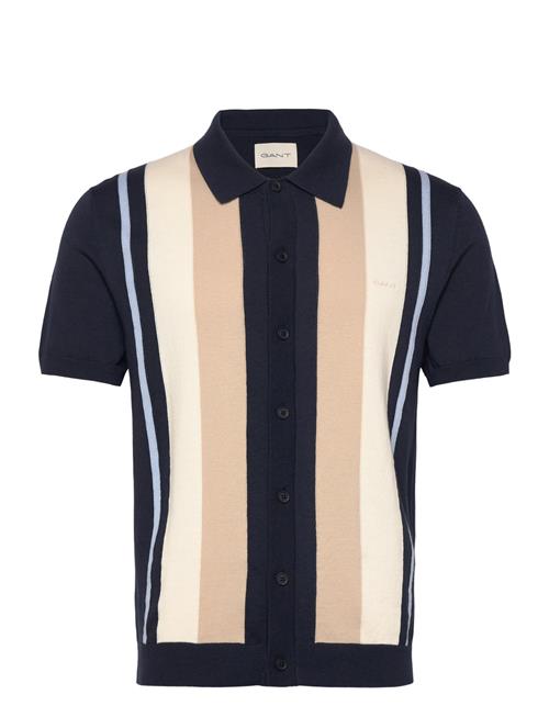 Color Blocked Cotton Ss Polo GANT Patterned