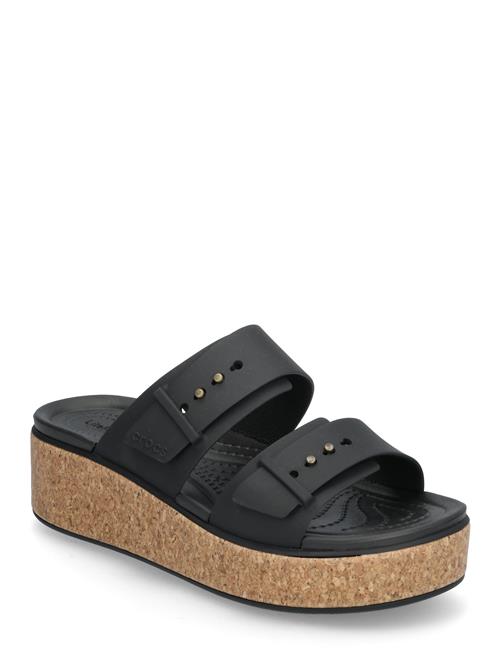 Brooklyn Cork Buckle Crocs Black