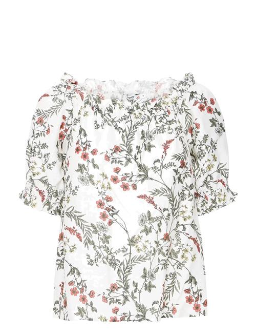 Byimilda Off Shoulder Blouse - B.young White