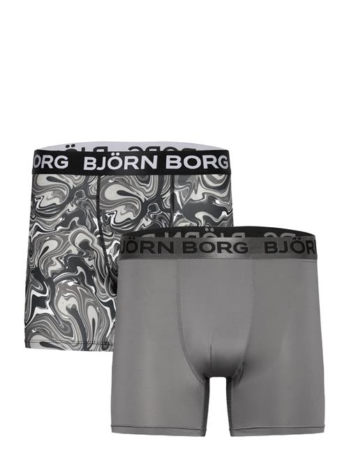 Sports Microfiber Boxer 2P Björn Borg Grey