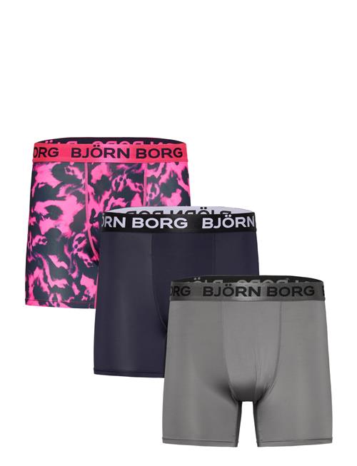 Sports Microfiber Boxer 3P Björn Borg Patterned