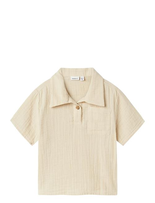 Nmmhefin Nreg Ss Shirt Name It Beige