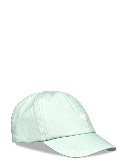 Cap With Embroidered Visor Mango Green