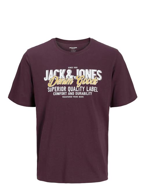 Jack & Jones Jjelogo Tee Ss O-Neck 2 Col Aw25 Sn Jack & J S Red