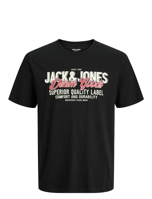 Jack & Jones Jjelogo Tee Ss O-Neck 2 Col Aw25 Sn Jack & J S Black