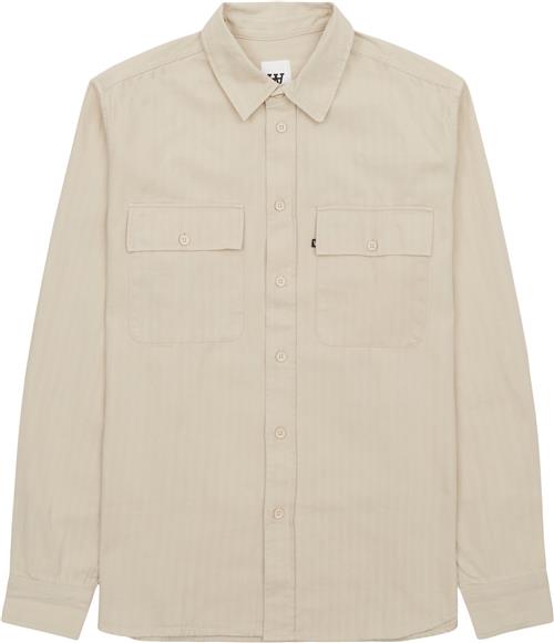 WOOD WOOD Axl Herringbone Skjorte
