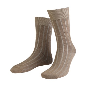 Amanda Christensen Strømper Grade Wide Rib Ankle Socks Brun Str 43/46
