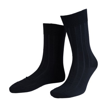 Amanda Christensen Strømper Grade Wide Rib Ankle Socks Marineblå Str 47/50