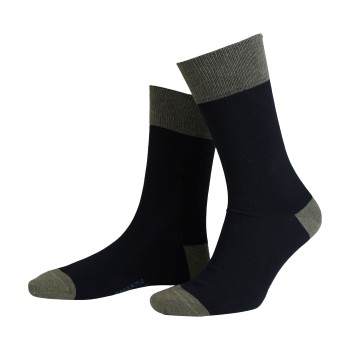 Amanda Christensen Strømper True Contrast Ankle Sock Sort/Grå Str 39/42