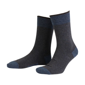 Amanda Christensen Strømper True Stripe Ankle Sock Mørkblå Str 47/50
