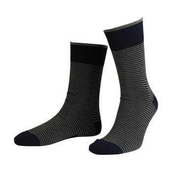 Amanda Christensen Strømper True Stripe Ankle Sock Sort/Grå Str 47/50