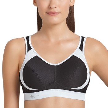 Anita BH Active Extreme Control Sports Bra Sort/Hvid E 105 Dame