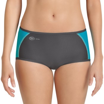 Anita Trusser Active Sporty Brief Panty Grå/Turkise 40 Dame