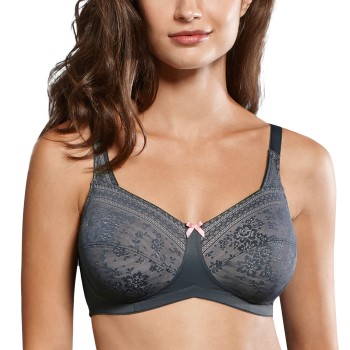 Anita Care Bh Fleur Wireless Mastectomy Bra Mørkgrå  C 80 Dame