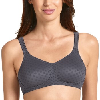 Anita Care Bh Lisa Wireless Mastectomy Bra Mørkgrå  C 80 Dame