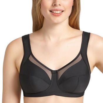 Anita BH Clara Comfort Soft Bra Sort polyamid C 100 Dame