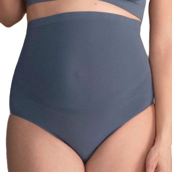 Anita Trusser Seamless Maternity Briefs Grå polyamid Medium Dame