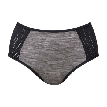 Anita Trusser Sports High Waist Panty Plus Grå/Sort 42 Dame