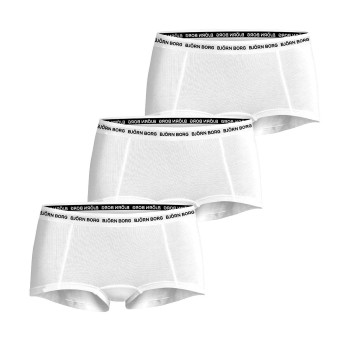 Björn Borg Trusser 3P Everyday Cotton Boxer Shorts Hvid bomuld Medium Dame