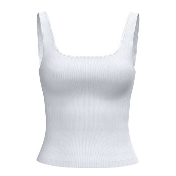 Se Björn Borg Original Rib Tank Top Hvid bomuld X-Small Dame ved Timarco