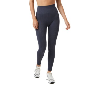 Björn Borg Studio Seamless Ribbed Tights Marineblå polyamid Large Dame