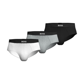 BOSS 3P ONE HipBr Cotton Briefs Flerfarvet bomuld Small Herre