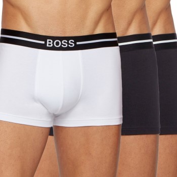 BOSS 3P Organic Cotton Trunk Hvid/Sort bomuld Medium Herre