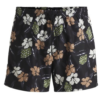 BOSS Badebukser Piranha Swim Shorts Sort Mønster polyester X-Large Herre