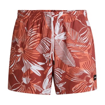 BOSS Badebukser Piranha Swim Shorts Orange mønster polyester X-Large Herre