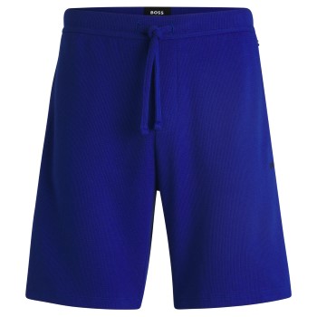 Se BOSS Waffle Nightwear Shorts Blå Small Herre ved Timarco