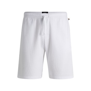 BOSS Waffle Nightwear Shorts Hvid Small Herre