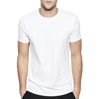 Se Bread & Boxers Bread and Boxer Cotton Crew Neck Hvid økologisk bomuld Medium Herre ved Timarco