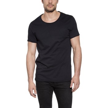 Bread & Boxers Bread and Boxers Crew Neck Relaxed Sort økologisk bomuld X-Large Herre