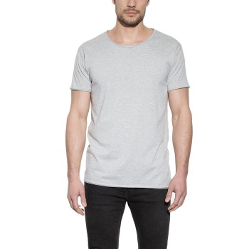 Bread & Boxers Bread and Boxers Crew Neck Relaxed Grå økologisk bomuld Large Herre
