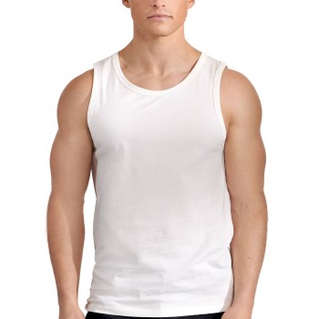 Bread & Boxers Bread and Boxers Tank Relaxed Benhvid økologisk bomuld Medium Herre