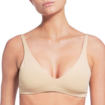 Bread & Boxers Bread and Boxers Triangle Bra BH Beige økologisk bomuld X-Large Dame