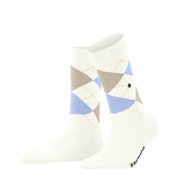 Burlington Strømper Covent Garden Mercerised Cotton Sock Benhvid Str 36/41 Dame