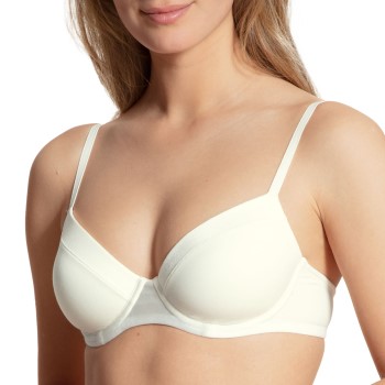 Calida BH Cate Underwire Padded Bra Creme bomuld D 85 Dame