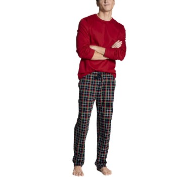Calida Family and Friends Men Pyjama With Cuff Flerfarvet bomuld Medium Herre