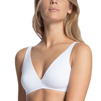 Calida BH Natural Comfort Soft Bra Hvid bomuld A 80 Dame