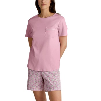 Calida Sweet Dreams Short Pyjamas Rosa Mønster  bomuld Small Dame