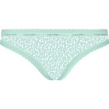 Se Calvin Klein Trusser Bottoms Up Refresh Thong Aqua polyamid Small Dame ved Timarco