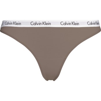 Calvin Klein Trusser Carousel Thong Brun bomuld X-Large Dame