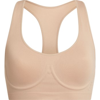 Calvin Klein BH 2P Fusion Flex Unlined Bralette Beige polyamid Large Dame