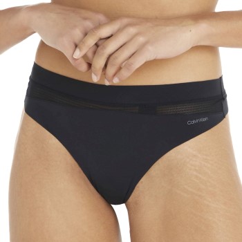 Calvin Klein Trusser Infinite Flex Thong Sort Small Dame
