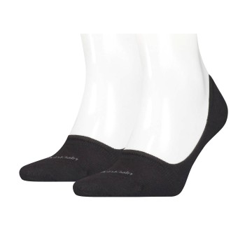 Calvin Klein Legwear Calvin Klein Strømper 2P Lucca No Show Sock Sort Str 39/42 Herre