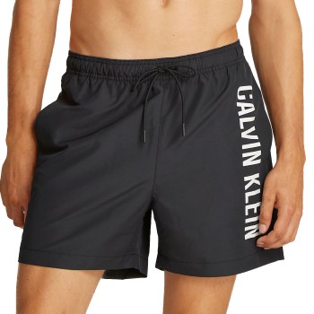 Calvin Klein Badebukser Medium Swim Shorts Intense Power Sort polyester Large Herre